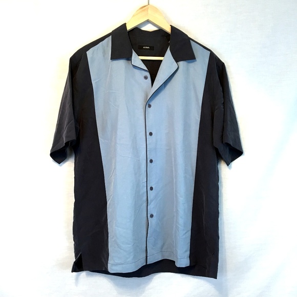 Alfani Other - Alfani Mens Modal Color Block Button Down Shirt